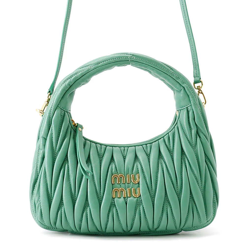 Miu Miu Handbag Matelasse Wonder Hobo Bag Nappa Leather